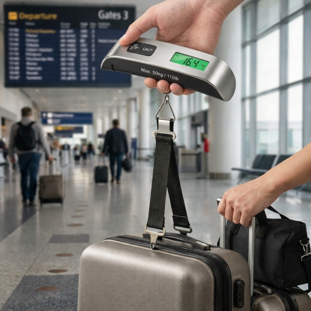 Portable Digital Luggage Scale with LCD Display
